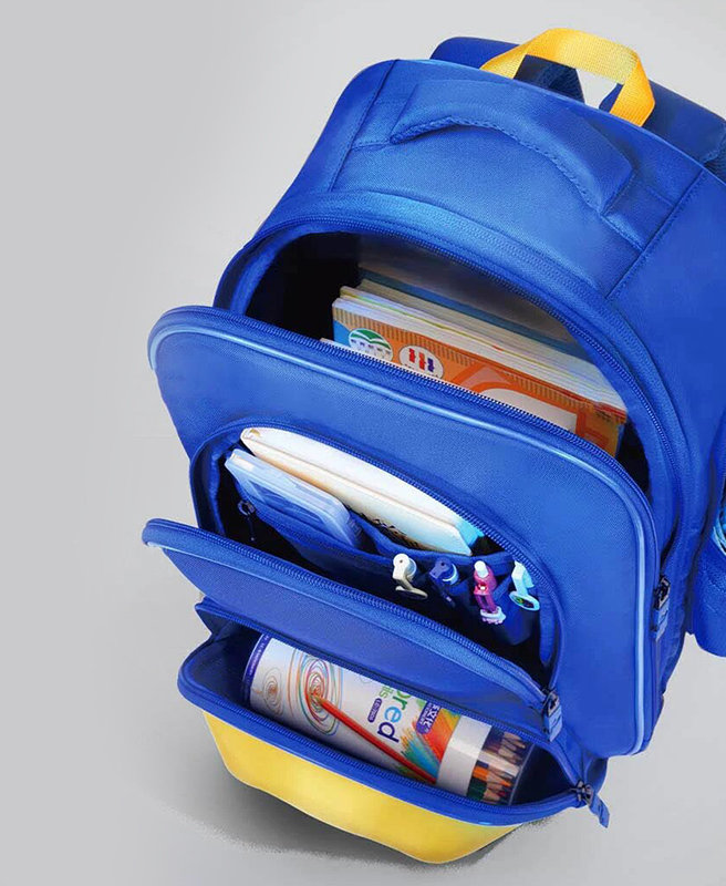 Рюкзак школьный UBOT JUMBO 28L Expandable Spine Protection Schoolbag Оранжевый - фото 3