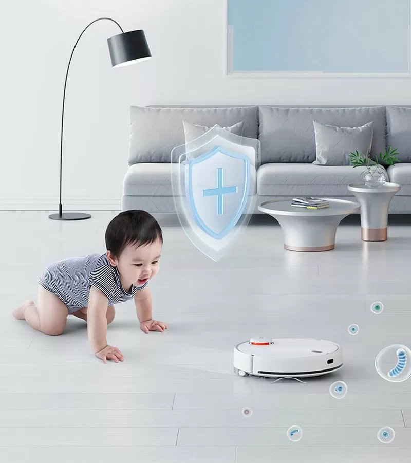 Робот-пылесос Xiaomi Mi Robot Vacuum-Mop 2 Белый MJST1S - фото 4