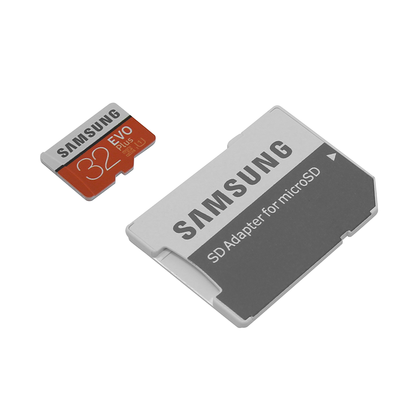 Карта памяти Samsung EVO Plus microSDHC 32Gb Class10 UHS-I U1 + SD Adapter MB-MC32GA/RU - фото 2