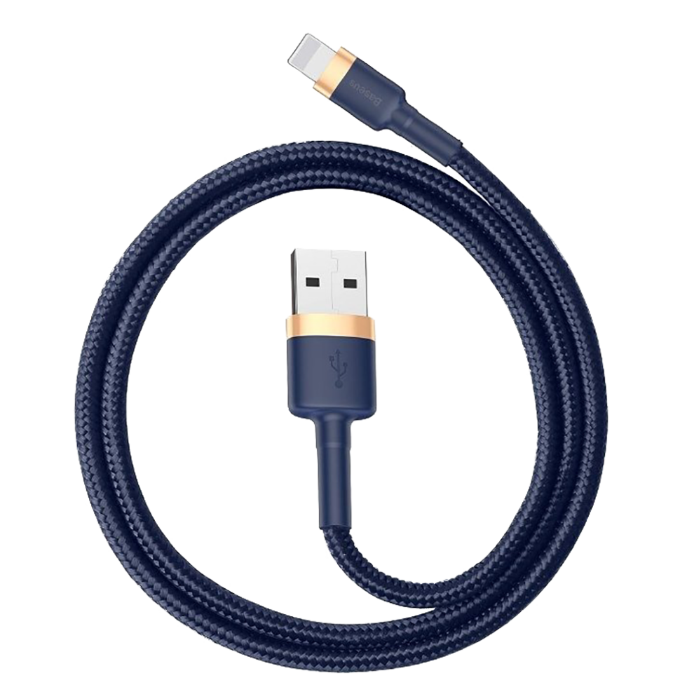 Кабель Baseus Сafule USB - Lightning 1.5A 2м Синий с золотом 