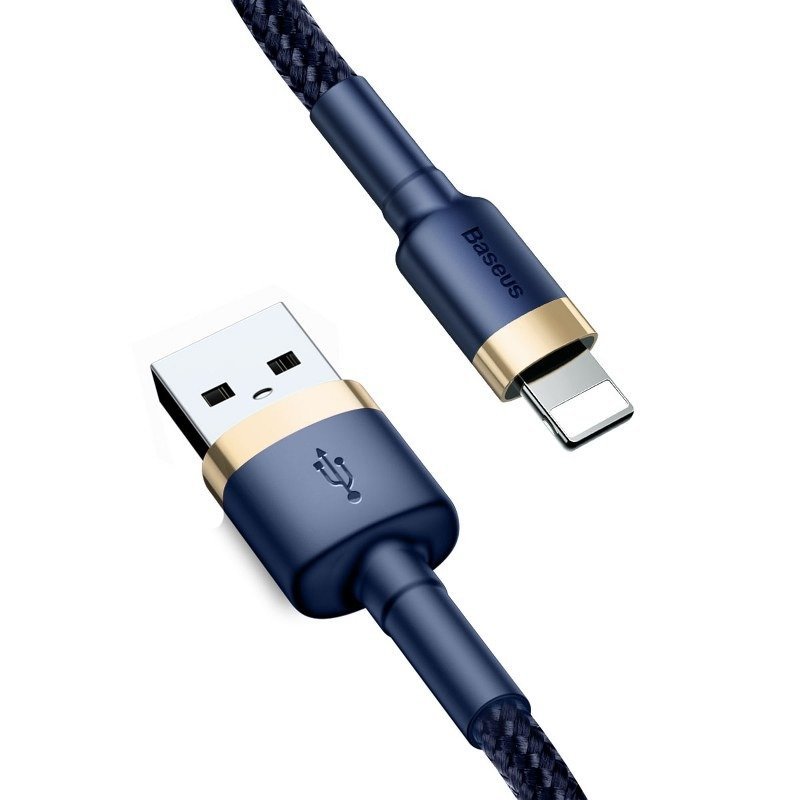 Кабель Baseus Сafule USB - Lightning 1.5A 2м Синий с золотом CALKLF-CV3 - фото 4