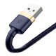 Кабель Baseus Сafule USB - Lightning 1.5A 2м Синий с золотом - Изображение 133402