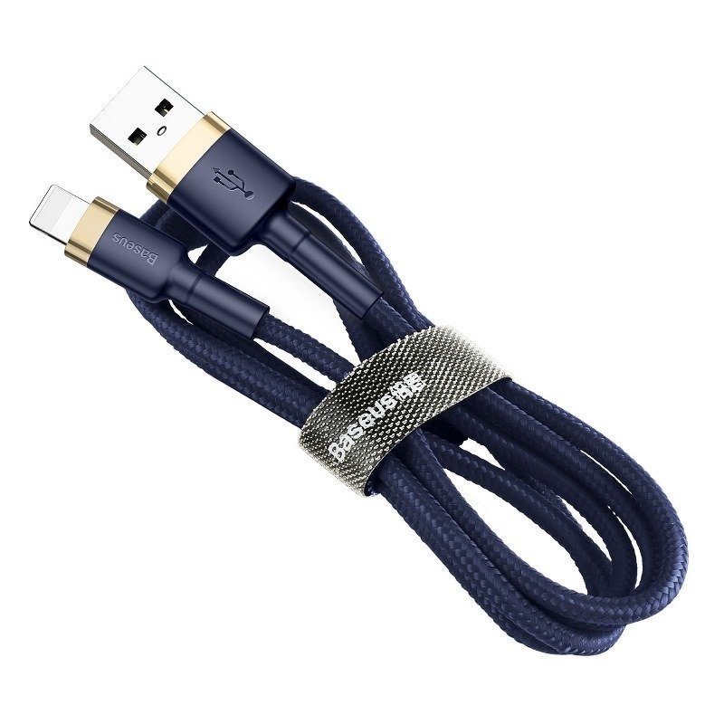 Кабель Baseus Сafule USB - Lightning 1.5A 2м Синий с золотом CALKLF-CV3 от Kremlinstore