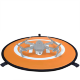 Взлетно-посадочная площадка для дрона 75см Оранжевая / Чёрная - Изображение 94140