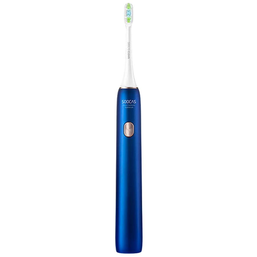Электрическая зубная щетка Xiaomi Soocas Weeks X3U (в комплекте 2 доп. насадки) Синяя - фото 4