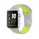 Ремешок спортивный Dot Style для Apple Watch 38/40 mm Серо-Желтый - Изображение 46072