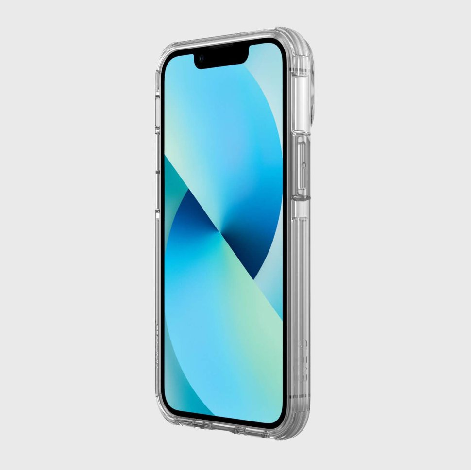Чехол Raptic Clear для iPhone 13 Pro Прозрачный 472258 for iphone 15 pro dual color magsafe tpu hybrid clear pc shockproof phone case blue
