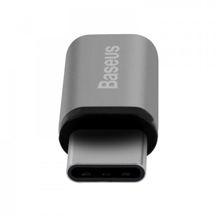 Переходник Baseus Sharp micro USB - Type-C Розовое золото CATYPEC-DLOR - фото 9