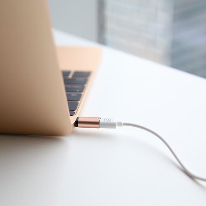 Переходник Baseus Sharp micro USB - Type-C Розовое золото CATYPEC-DLOR - фото 2