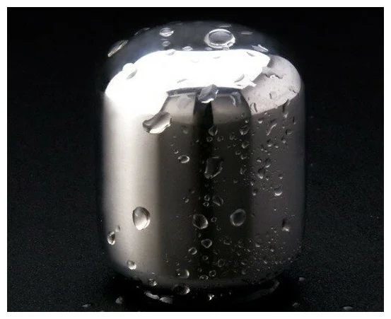 Охлаждающие камни для напитков Xiaomi Circle Joy Stainless Steel Quick Frozen Ice Cubes 6 шт. (серебро) - фото 5