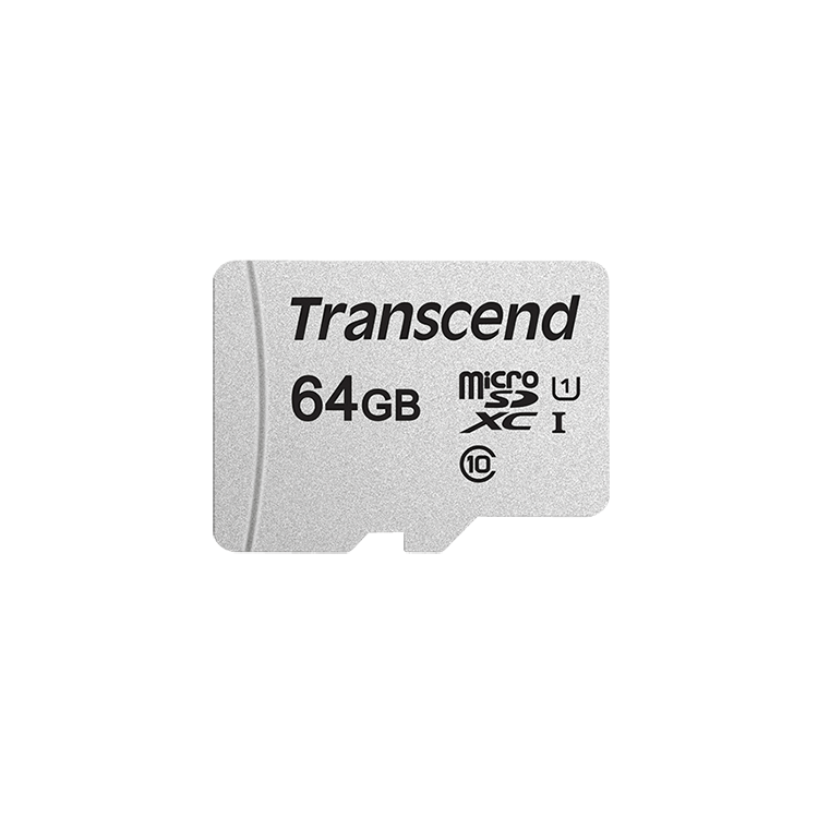 Карта памяти Transcend MicroSDXC 300S 64 Гб UHS-I Class 1 (U1), Class 10 TS64GUSD300S-A - фото 2