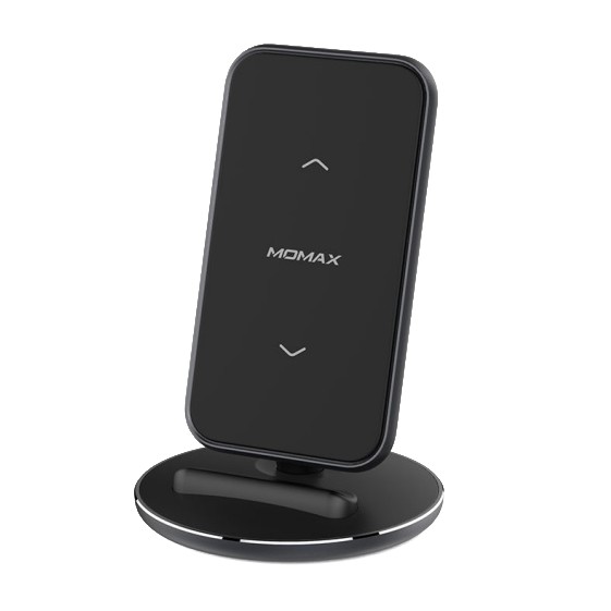 Беспроводная зарядка Momax Q.Dock 5 Fast Wireless Charger Чёрная UD9D - фото 1