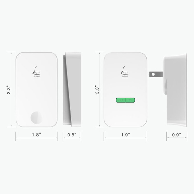 Беспроводной дверной звонок Xiaomi Linptech Wireless Doorbell G4L - фото 2