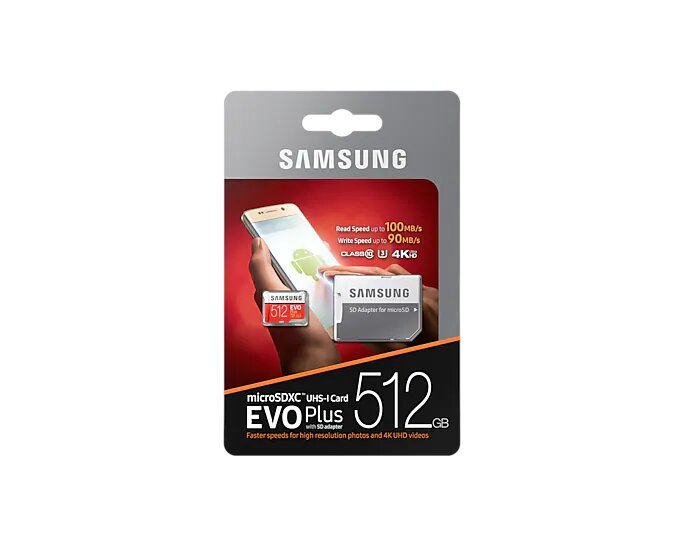 Карта памяти Samsung EVO microSD 512 GB (2020) MB-MC512H - фото 4