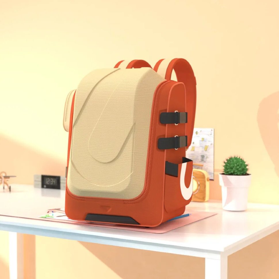 Рюкзак школьный UBOT Outdoor Wind Antibacterial Spine Protection Schoolbag 22L Оранжевый UBOT-006 рюкзак pixel max для ноутбука оранжевый