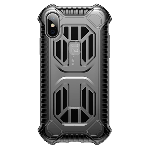 Чехол Baseus Cold front cooling Case для iPhone Xs Max Transparent 