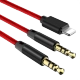 AUX кабель Baseus L33 Lightning - miniJack 3.5mm 120 см Черный - Изображение 90306