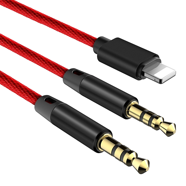 AUX кабель Baseus L33 Lightning - miniJack 3.5mm 120 см Черный CALL33-01 - фото 8
