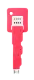 Кабель  Baseus Keys Micro USB Красный - Изображение 28633