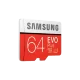 Карта памяти Samsung EVO Plus microSDXC 64Gb Class10 UHS-I U3 + SD Adapter - Изображение 115742