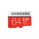 Карта памяти Samsung EVO Plus microSDXC 64Gb Class10 UHS-I U3 + SD Adapter - Изображение 115743