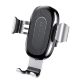 Автодержатель с беспроводной зарядкой Baseus Car Gravity Mount with Fast Wireless Charger Серебро - Изображение 71115