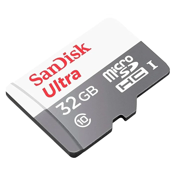 Карта памяти SanDisk Ultra microSDHC 32Gb UHS-I U1 Class10 SDSQUNS-032G-GN3MN
