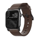 Ремешок кожаный Nomad Modern для Apple Watch 42/44 мм Коричневый с чёрной фурнитурой - Изображение 95307