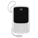 Внешний аккумулятор Baseus  Qpow Lightning 10000мАч Белый - Изображение 117823