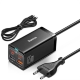 Сетевой адаптер Baseus GaN3 Pro 65W Чёрный (+ кабель Type-C 100W 1м) - Изображение 215475