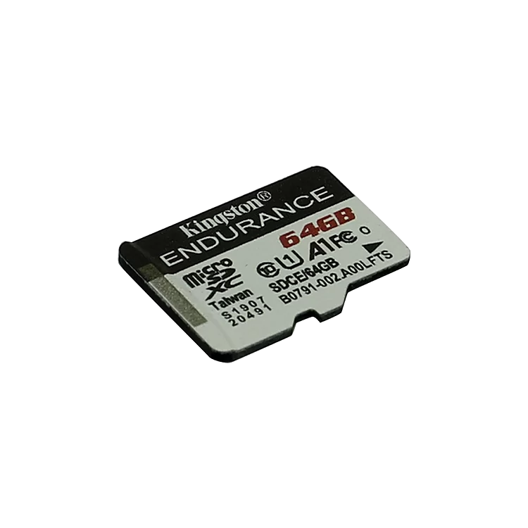 Карта памяти Kingston High Endurance MicroSDXC 64 Гб A1, UHS-I Class 1 (U1), Class 10 SDCE/64GB