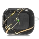 Чехол PQY Marble для Apple AirPods 3 Чёрный - Изображение 210156