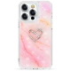 Чехол PQY Shell для iPhone 13 Pro Max Розовый мрамор - Изображение 210381