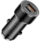 Автомобильное зарядное устройство Baseus Small Screw Type-C + USB 36W Черная - Изображение 120862