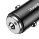 Автомобильное зарядное устройство Baseus Small Screw Type-C + USB 36W Черная - Изображение 120863