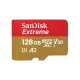 Карта памяти SanDisk Extreme microSDXC 128 ГБ Class 10 V30 A2 U3 - Изображение 230599