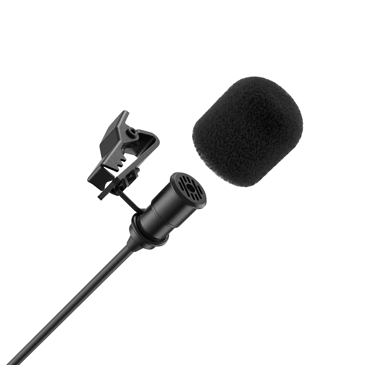 Микрофон петличный simorr Wave L1 3388 Чёрный