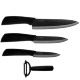 Набор керамических ножей HuoHou HU0010 Nano Ceramic Knife Черный - Изображение 106960