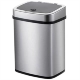 Мусорное ведро Ninestars Stainless steel Sensor Trash Can 15L Серебро - Изображение 171491