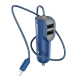 Автозарядка 2 USB + Lightning 5.5A Baseus Multi Car Chrager Синяя - Изображение 50532