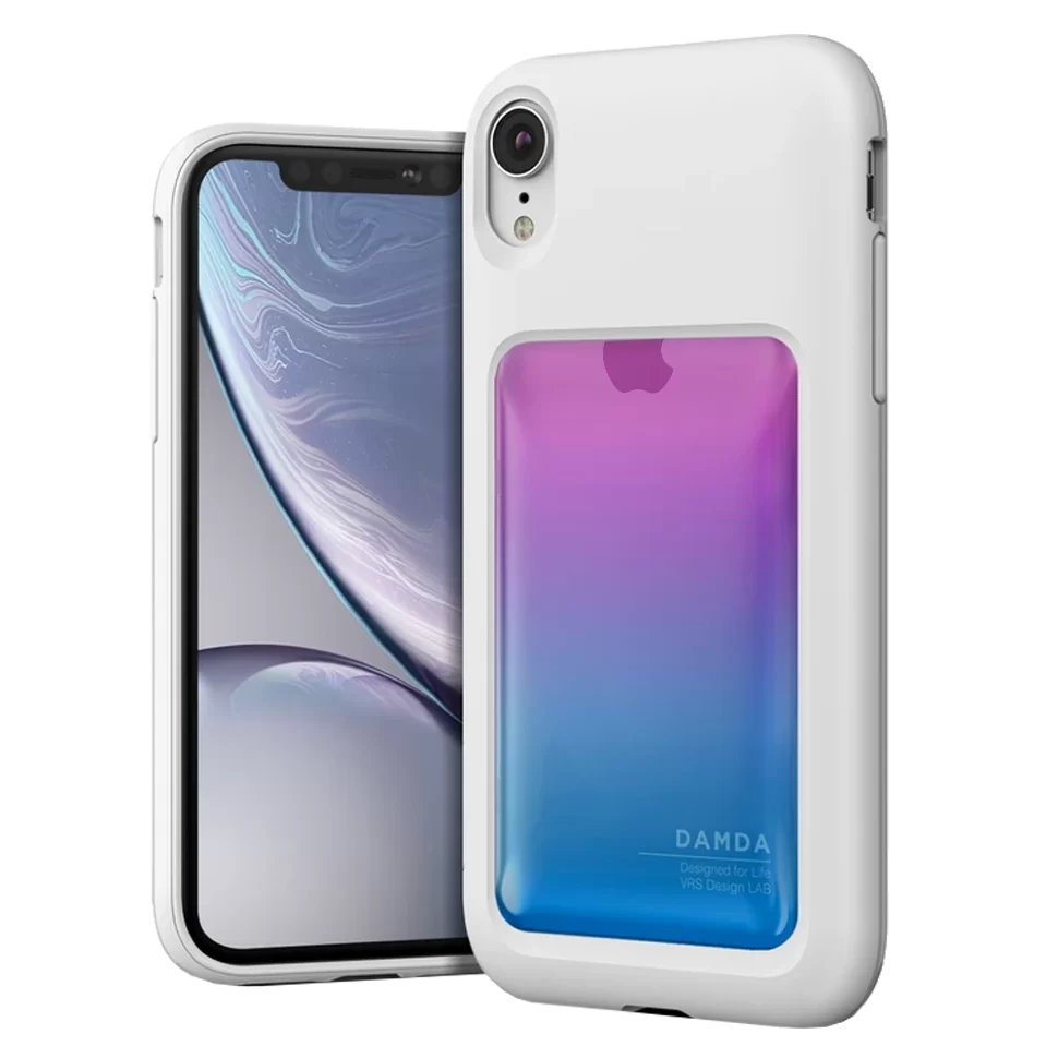 Чехол VRS Design Damda High Pro Shield для iPhone XR Pink Blue 
