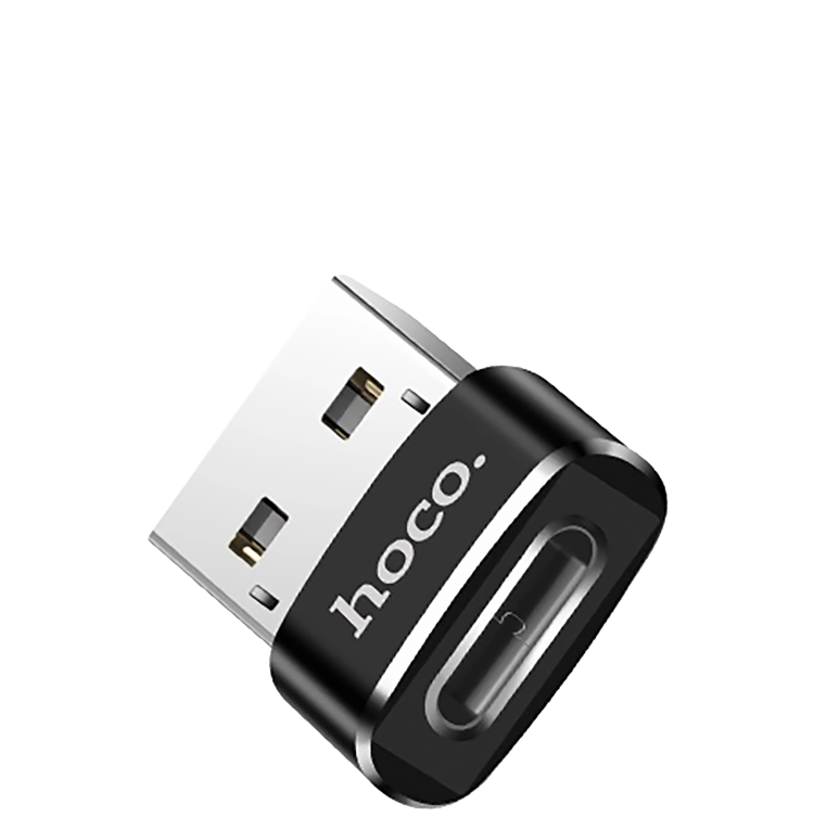 Адаптер HOCO UA6 USB - Type-C Чёрный 