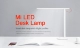 Лампа настольная Xiaomi Mi LED Desk Lamp Белая - Изображение 104816