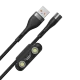 Кабель Baseus Zinc Magnetic USB - Micro USB+Lightning+Type-C 5А 1м Серый+Черный - Изображение 146459
