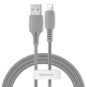Кабель Baseus Colourful Cable USB - Lightning 2.4A 1.2м Серый - Изображение 108132