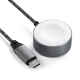 Беспроводная зарядка Satechi USB-C Magnetic Charging Cable для Apple Watch Серая - Изображение 202145