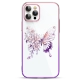 Чехол PQY Butterfly для iPhone 12/12 Pro Розовый/Фиолетовый - Изображение 167195