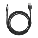 Кабель Baseus Zinc Magnetic USB - Lightning 2.4A 1м Серый+Черный - Изображение 146578