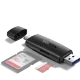 Кардридер Ugreen CM304 Multifunction Type-C + USB TF/SD 3.0 Чёрный - Изображение 230406
