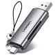 Кардридер Ugreen CM185 Type-C/USB3.0 Серый - Изображение 230652